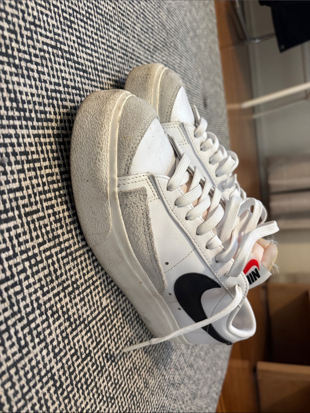 Nike Blazer Low Platform “White/Black” Womens